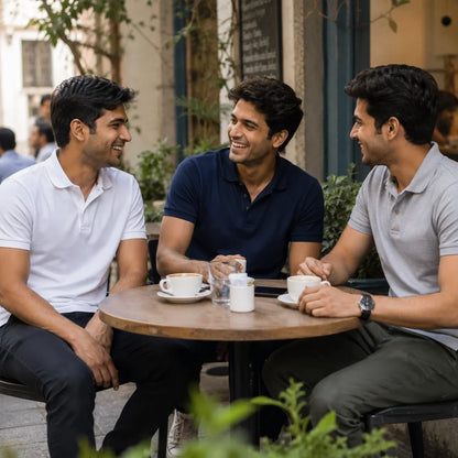 The Everyday Essential Polo 5-Pack: Premium Men’s Cotton Blend