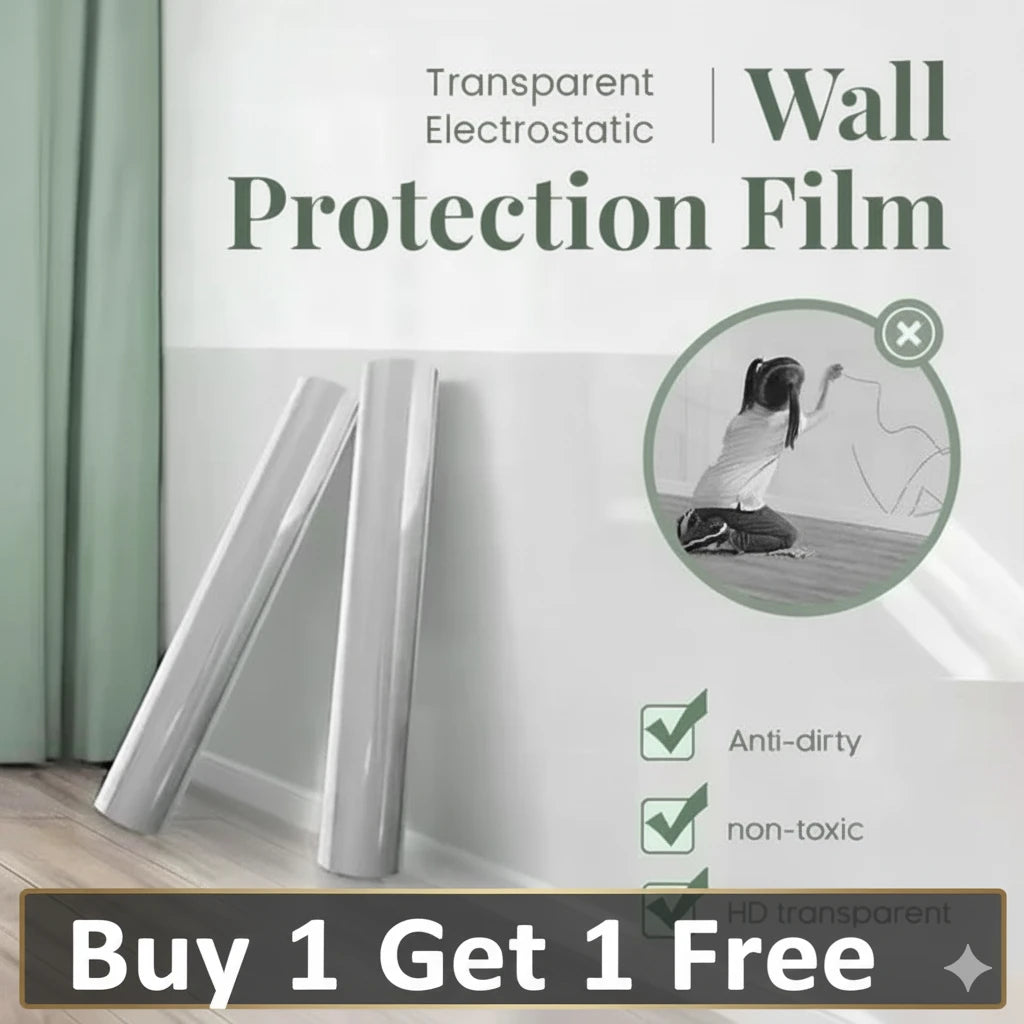 🚀 Limited Offer: Buy 1 Get 1 FREE – Wall Protection Film | Invisible Shield Against Damage