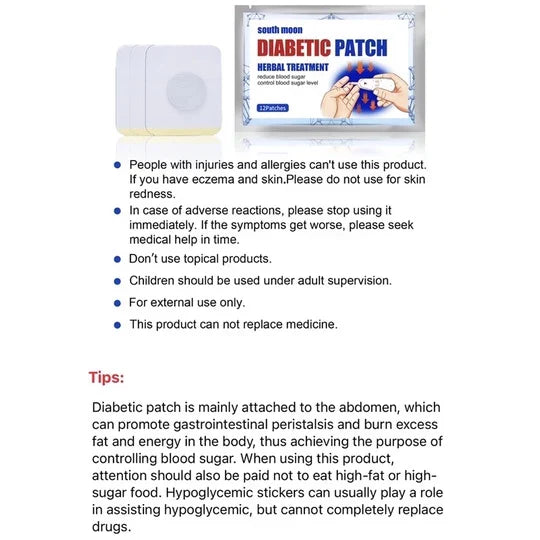 Blood Sugar Control Herbal Diabetic Patches |🔥BUY 1 GET 1 FREE🔥