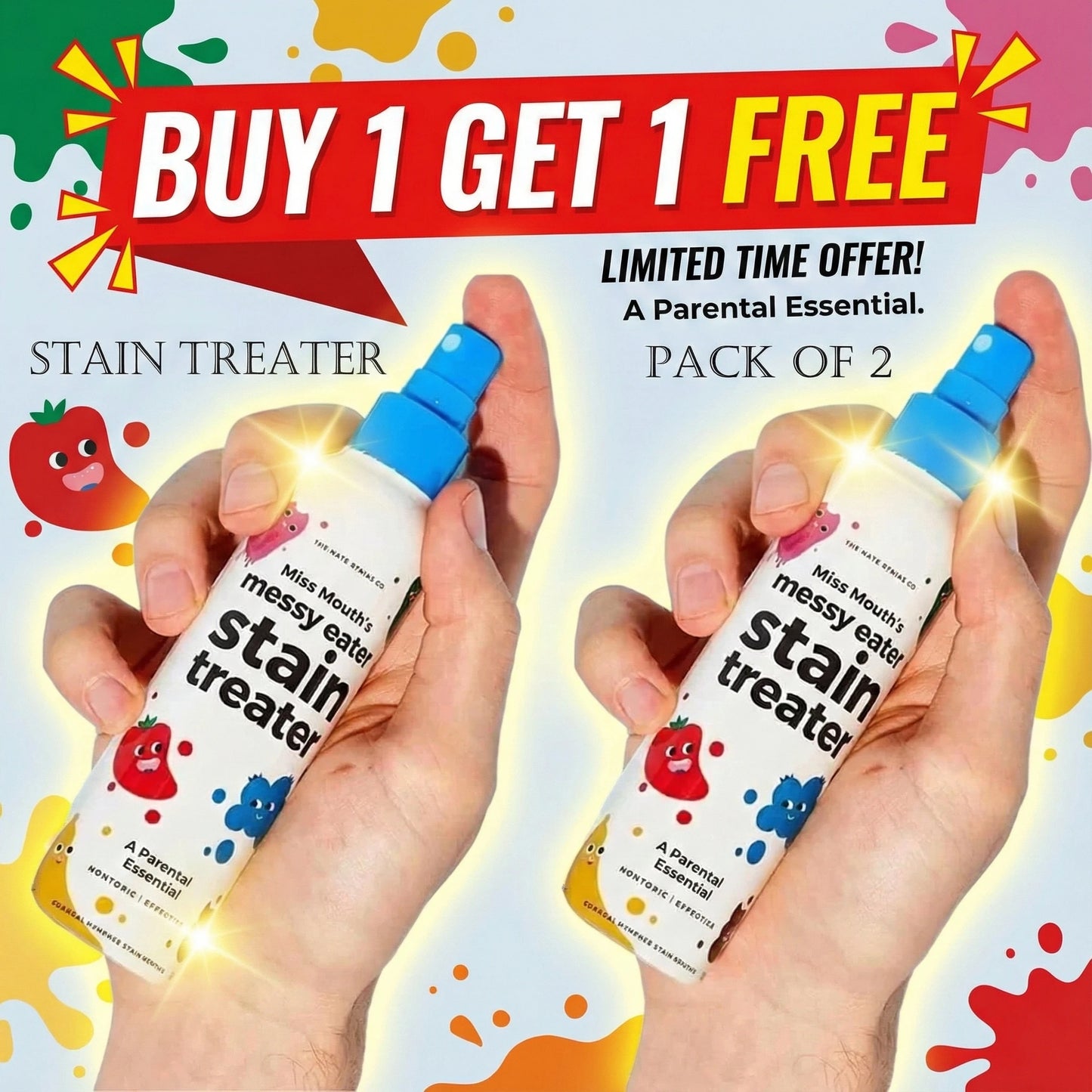 Magic Stain Remover Spray ✨- 120ml (Buy 1 Get 1 Free)