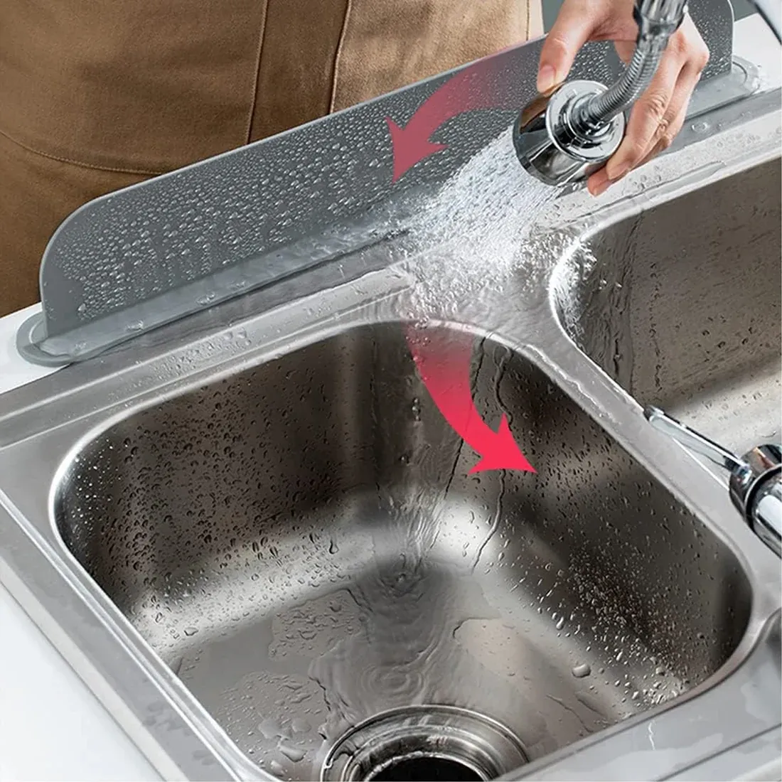 FlexiShield™ Sink Water Deflector