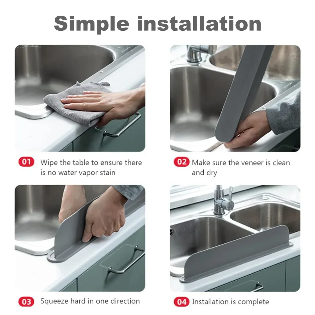 FlexiShield™ Sink Water Deflector
