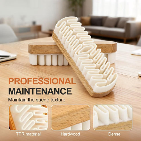SuedeRevive Pro™ Premium Suede & Nubuck Cleaning Brush