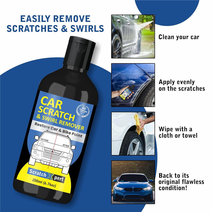 ScratchXpert Car Scratch Removal Cream - Restores Your Car Shine Instantly - Buy 1 Get 1 Free