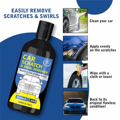 ScratchXpert Car Scratch Removal Cream - Restores Your Car Shine Instantly - Buy 1 Get 1 Free