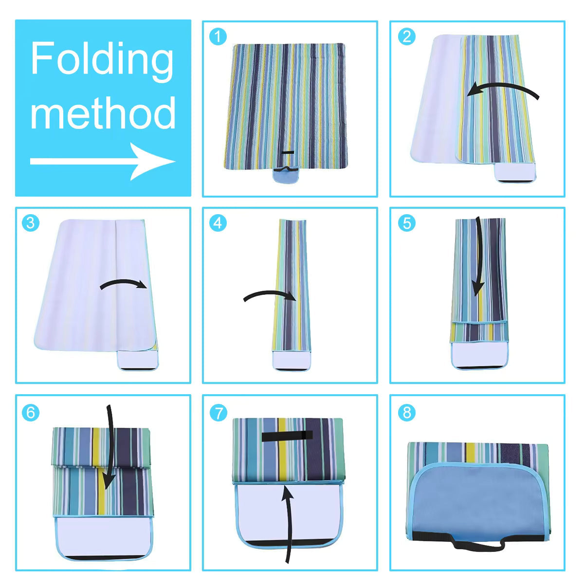 Fabby™ All-Purpose Outdoor Mat – Foldable, Easy-to-Clean & Sandproof