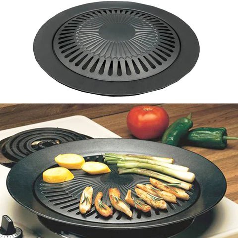 Smokeless Non-Stick Barbecue Grill for Home