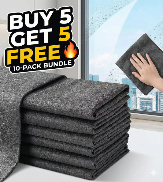 Ultra Absorbent Magic Cleaning Cloth 🧼✨(Buy 5 Get 5 Free🔥🔥)