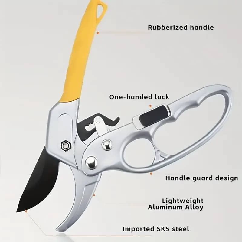 Professional Gardening Scissors for Tree Trimming & Plant Snipping